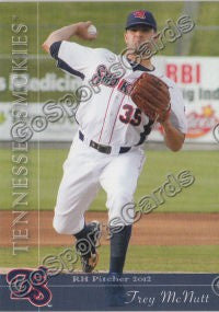 2012 Tennessee Smokies Trey McNutt