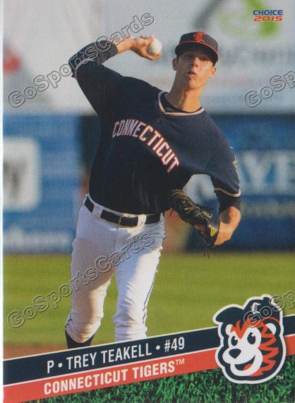 2015 Connecticut Tigers Trey Teakell