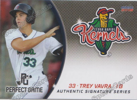 2015 Cedar Rapids Kernels Trey Vavra