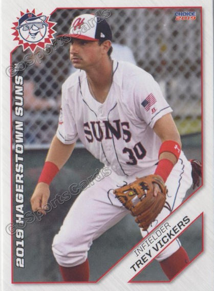 2019 Hagerstown Suns Trey Vickers