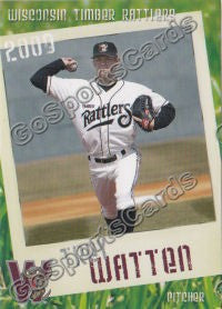 2009 Wisconsin Timber Rattlers Trey Watten