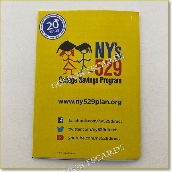 2019 Tri City ValleyCats Pocket Schedule