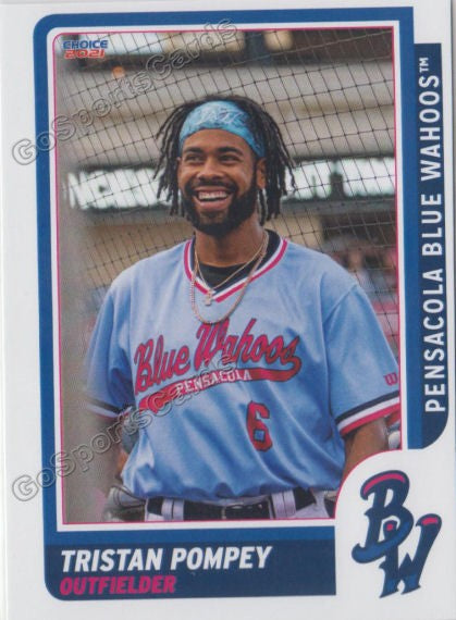 2021 Pensacola Blue Wahoos Tristan Pompey