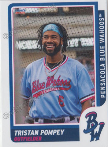 2021 Pensacola Blue Wahoos Tristan Pompey