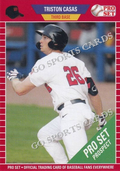 2021 Leaf Pro Set 18 Triston Casas Red