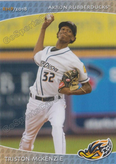 2018 Akron Rubber Ducks Triston McKenzie