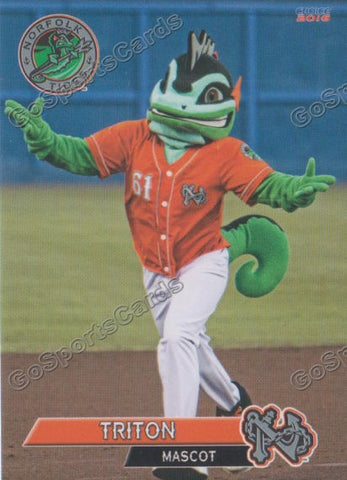 2016 Norfolk Tides Triton Mascot