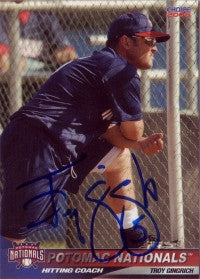 Troy Gingrich 2006 Choice Potomac Nationals #2 (Autograph)