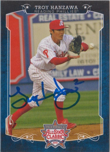 Troy Hanzawa 2012 Eastern League All Star (Autograph)