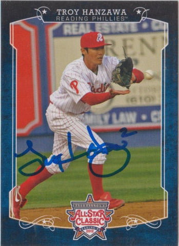 Troy Hanzawa 2012 Eastern League All Star (Autograph)