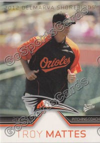 2012 Delmarva Shorebirds Troy Mattes