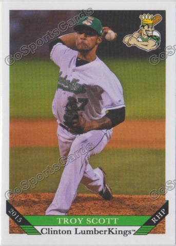 2015 Clinton Lumberkings Troy Scott