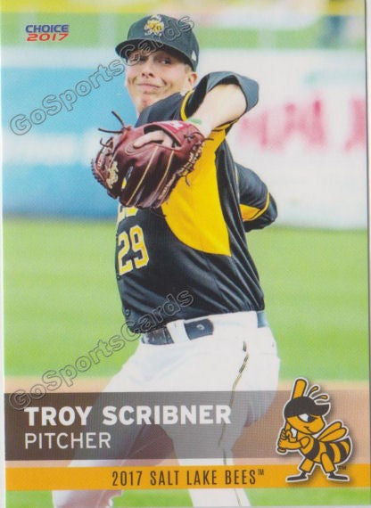 2017 Salt Lake Bees Troy Scribner