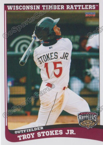 2016 Wisconsin Timber Rattlers Troy Stokes Jr