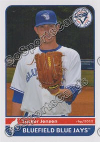 2012 Bluefield Blue Jays Tucker Jensen