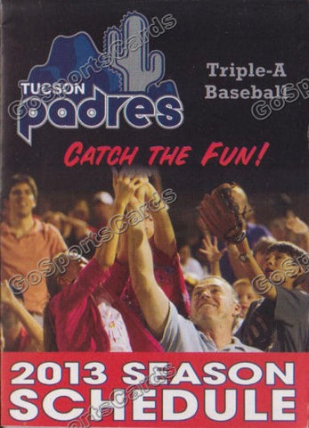 2013 Tucson Padres Pocket Schedule