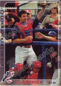2010 Reading Phillies Tuffy Gosewisch