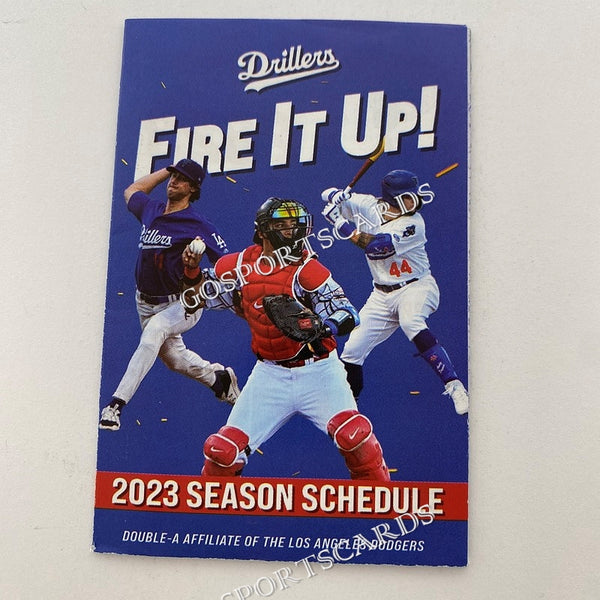 2023 Tulsa Drillers Pocket Schedule