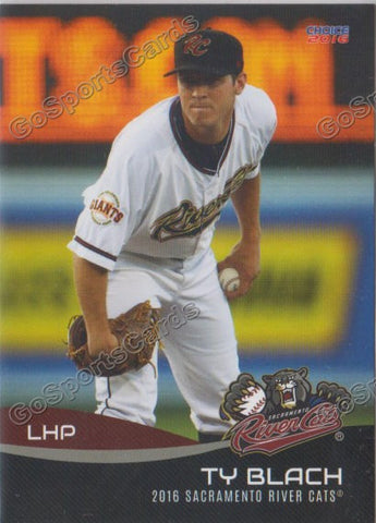 2016 Sacramento River Cats Ty Blach