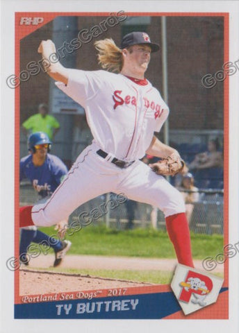 2017 Portland Sea Dogs Ty Buttrey