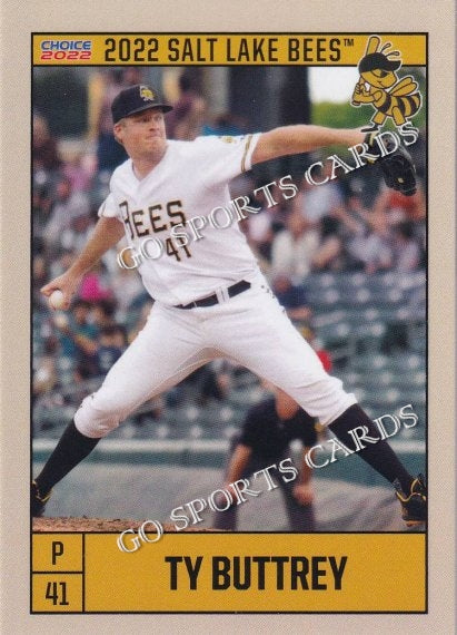 2022 Salt Lake Bees Ty Buttrey