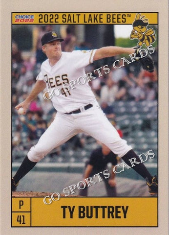 2022 Salt Lake Bees Ty Buttrey