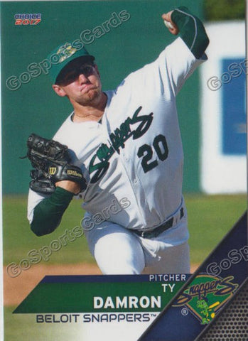 2017 Beloit Snappers Ty Damron