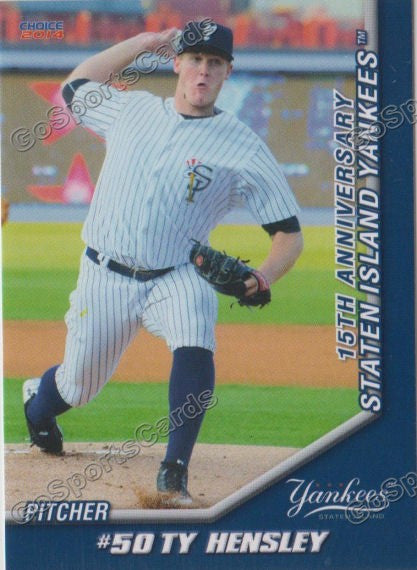 2014 Staten Island Yankees Ty Hensley