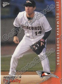2011 Delmarva Shorebirds Tyler Ty Kelly