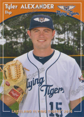 2016 Lakeland Flying Tigers Tyler Alexander