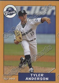 2012 Asheville Tourists Tyler Anderson