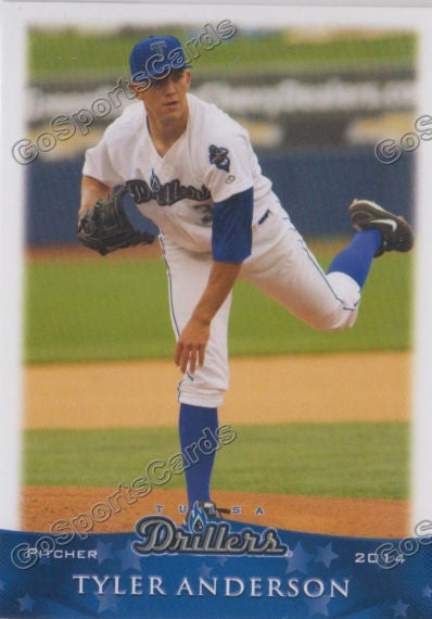 2014 Tulsa Drillers Tyler Anderson