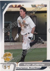 2012 Charleston Riverdogs Tyler Austin