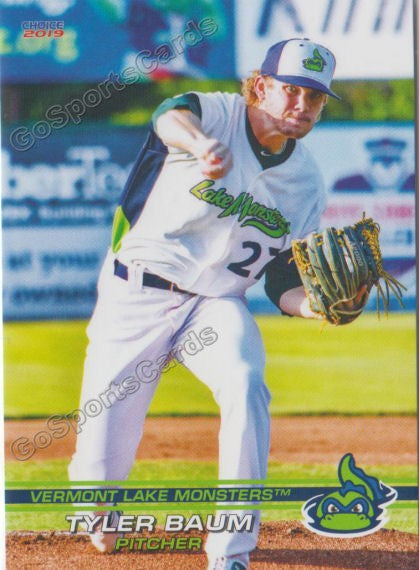 2019 Vermont Lake Monsters Tyler Baum