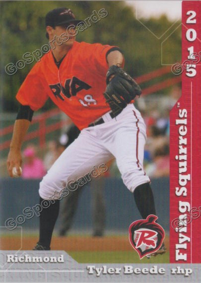 2015 Richmond Flying Squirrels Tyler Beede