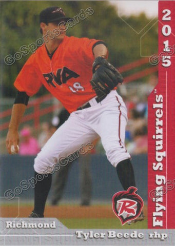 2015 Richmond Flying Squirrels Tyler Beede