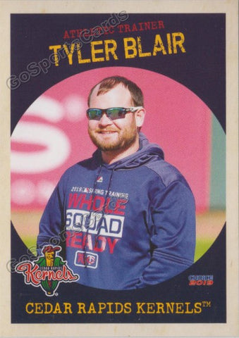 2019 Cedar Rapids Kernels Tyler Blair