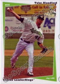 2010 Clinton LumberKings Tyler Blandford