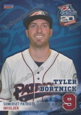 2017 Somerset Patriots Tyler Bortnick