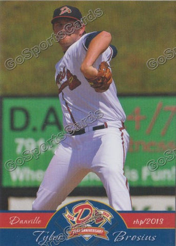 2013 Danville Braves Tyler Brosius