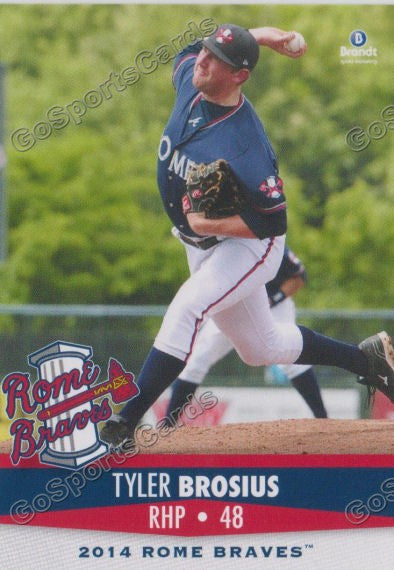 2014 Rome Braves Tyler Brosius