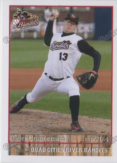 2014 Quad Cities River Bandits Tyler Brunnemann