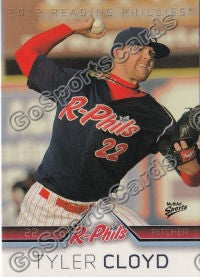 2012 Reading Phillies Tyler Cloyd