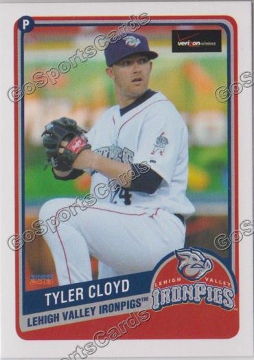 2013 Lehigh Valley IronPigs SGA 2nd Tyler Cloyd