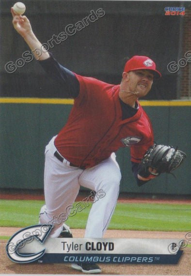 2014 Columbus Clippers Tyler Cloyd