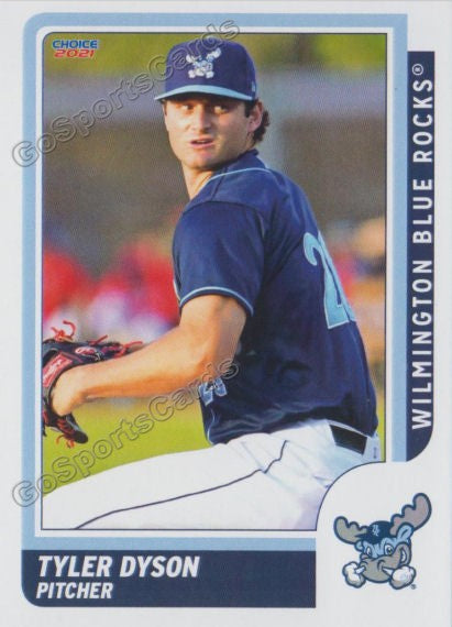 2021 Wilmington Blue Rocks Tyler Dyson – Go Sports Cards
