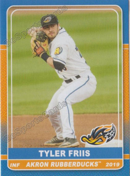 2019 Akron Rubberducks Tyler Friis