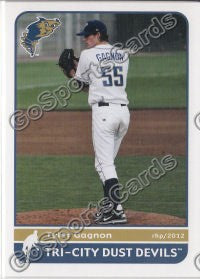 2012 Tri City Dust Devils Tyler Gagnon
