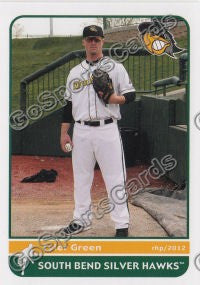 2012 South Bend Silver Hawks Tyler Green