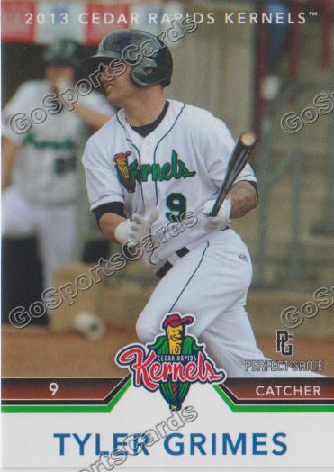 2013 Cedar Rapids Kernels Tyler Grimes